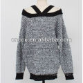 13STC5380 ladies sexy off shoulder sweater